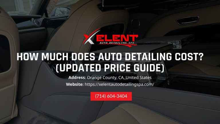 how much does auto detailing cost