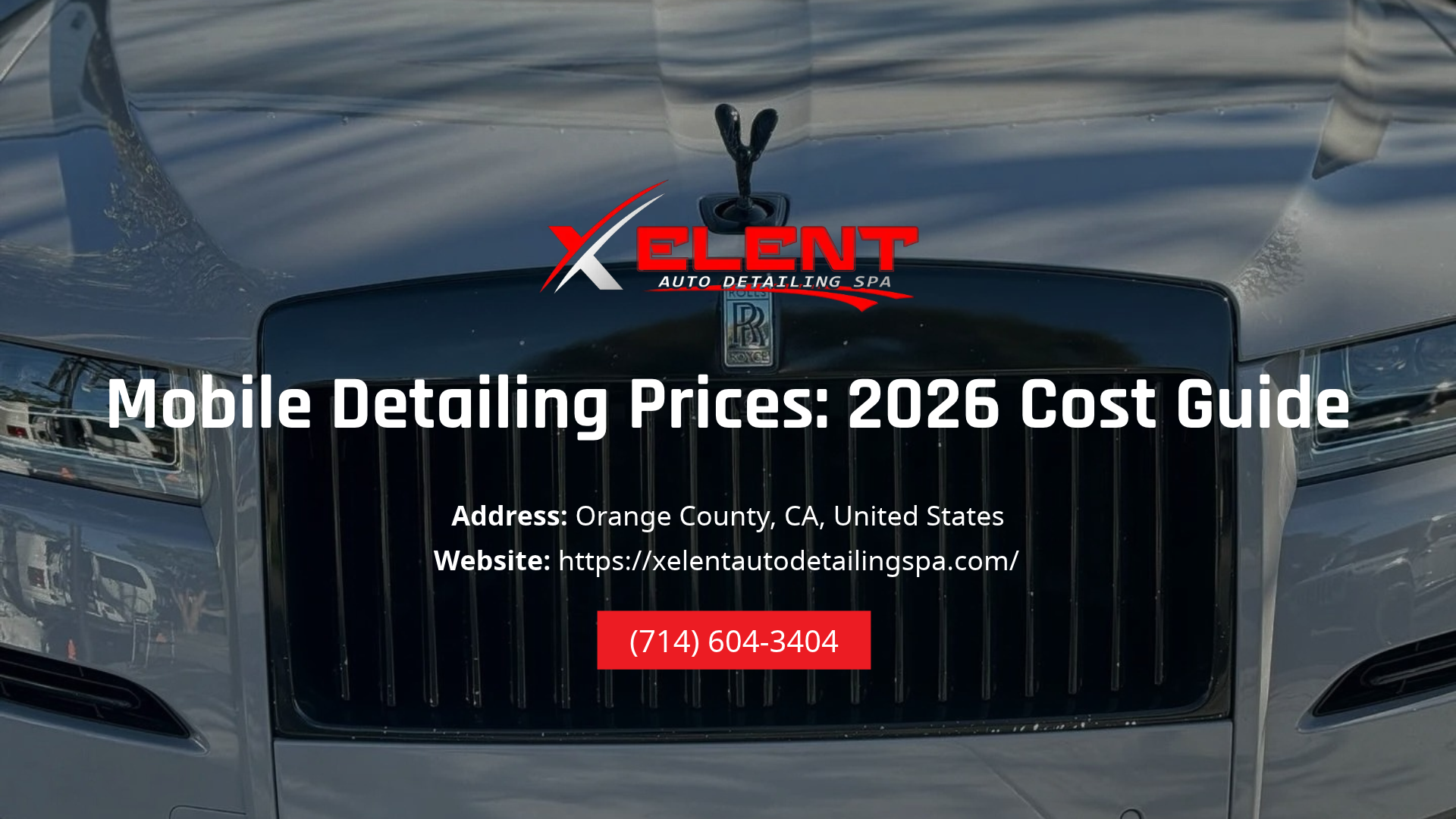 Mobile Detailing Prices 2026 Cost Guide